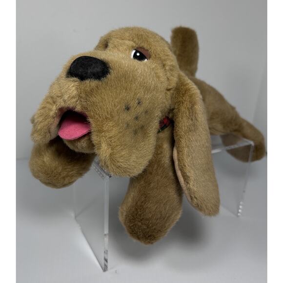 Vtg Aurora Harry The Hound Tushies Flopsie Plush Stuffed Freckles Jowels 12" - Picture 1 of 8